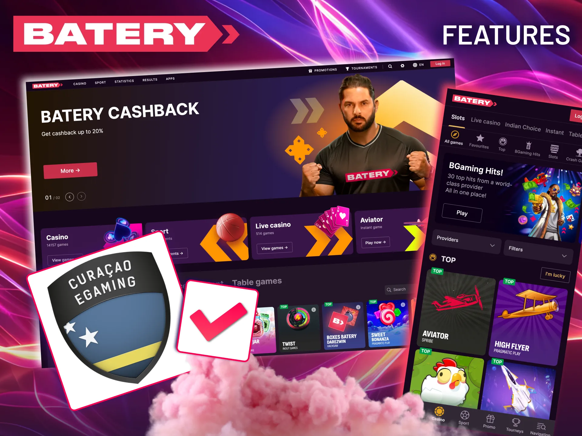 Batery brings legal betting and fast payouts in India.
