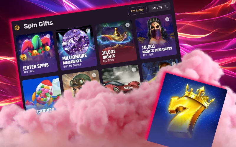 Try games from the spin gifts section on the official Batery Bet Casino website.