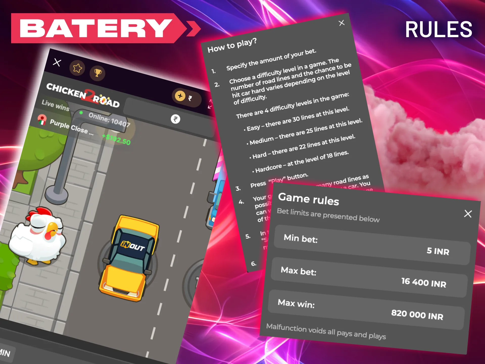 Learn Chicken Road 2.0 rules on Batery to improve betting strategy.