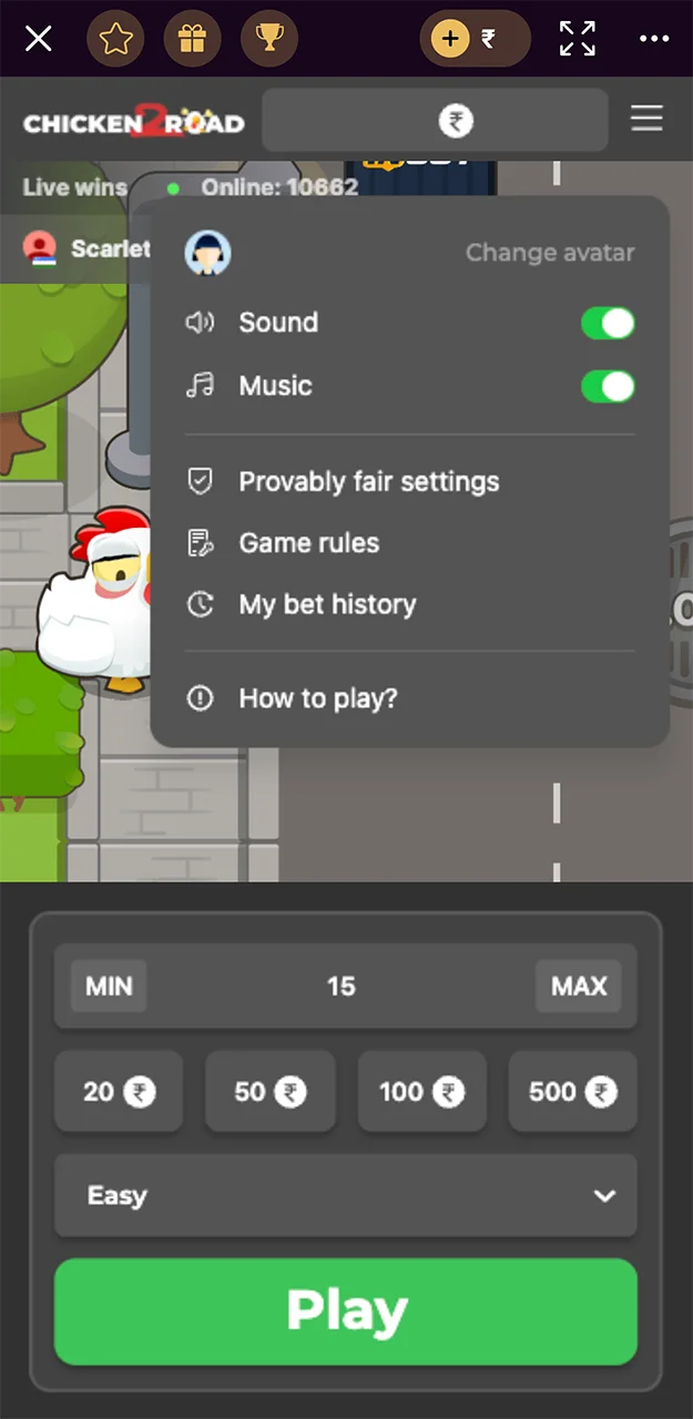 Withdraw funds from Chicken Road 2 in a way that is convenient for you, as presented on the Batery website.