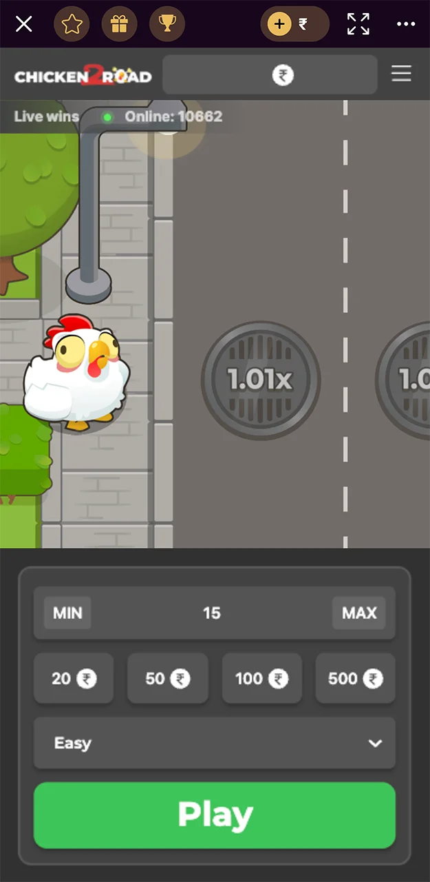 Take a chance by placing bets on Chicken Road 2 and win at the best Batery casino.