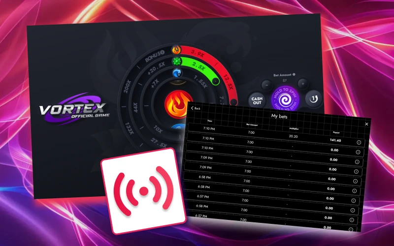 Before playing Vortex, check the statistics to minimize risks at Batery.